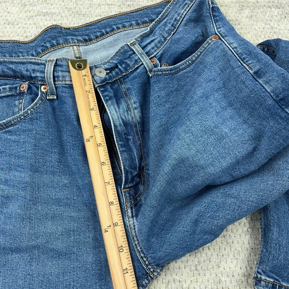Levis‎ 505 Jeans Men 36x30 Straight Leg Regular Fit Med Wash Work Pants Faded A8